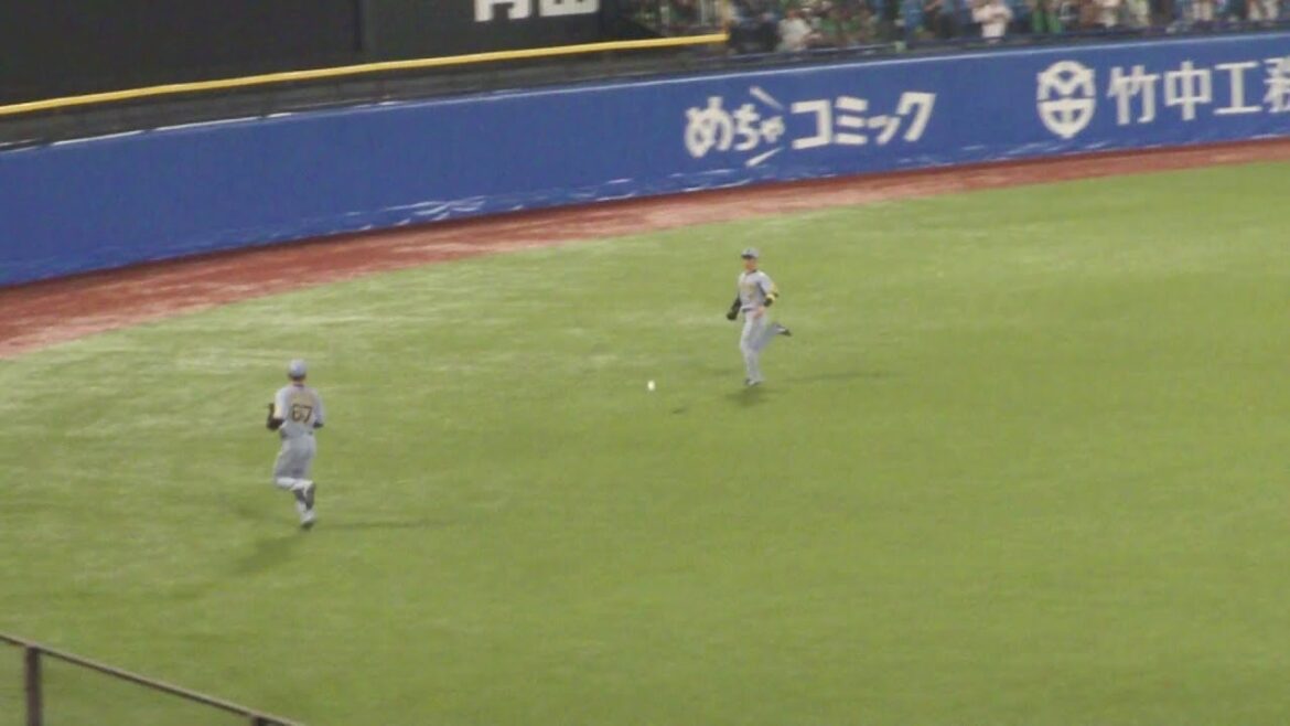 ヤクルト 奥川恭伸 ツーベースヒット　ヤクルト vs 阪神　2025年8月3日(日)　神宮球場