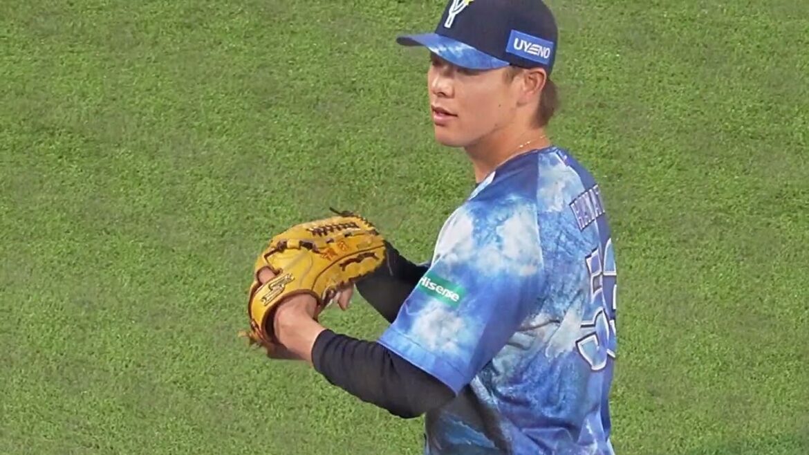 【今日の颯】8回表のマウンドに上がったのは中川颯！涼しい顔で3者凡退に抑える(2025.7.31/横浜スタジアム）