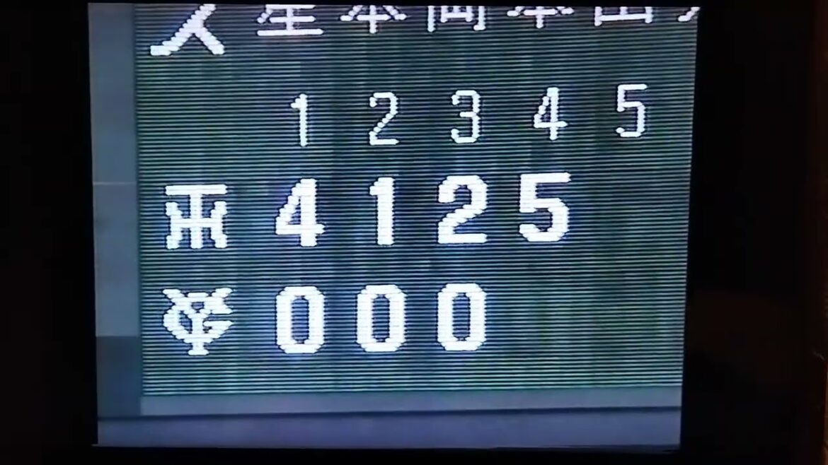 2004阪神(56)矢野輝弘の２本塁打６打点で巨人に圧勝