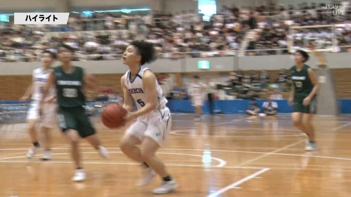 攻守に安定した力を見せた桜花学園 勝利！明日は九州王者 精華女子と準決勝で激突！【高校バスケ】桜花学園 vs 昌平 | インターハイ バスケ 2025 女子準々決勝