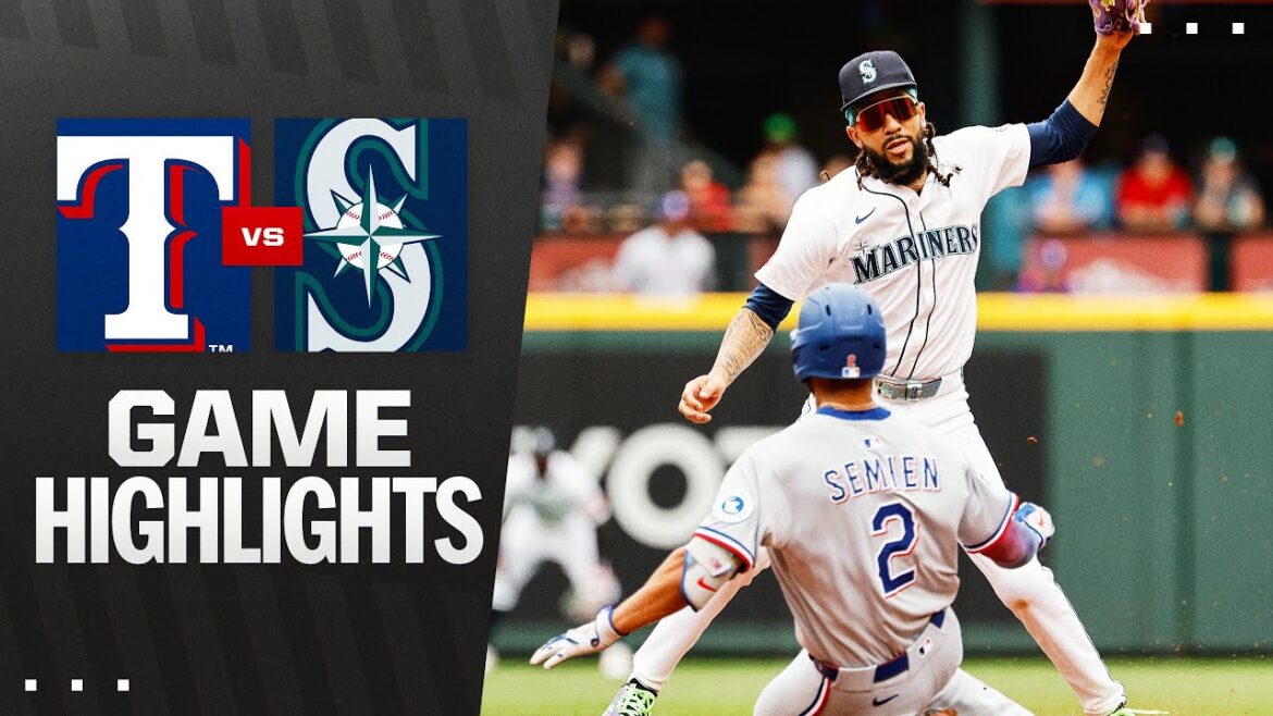 Rangers vs. Mariners Game Highlights (8/2/25) | MLB Highlights