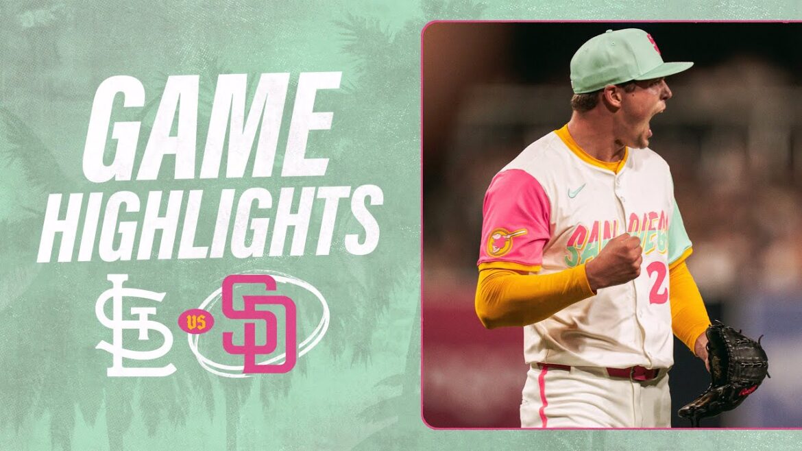 Cardinals vs. Padres Game Highlights (8/1/25) | MLB Highlights