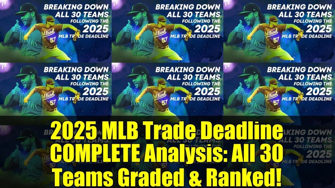 2025 MLB トレード期限の完全分析: 全 30 チームの評価とランキング!