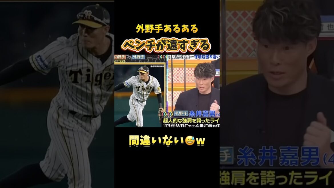 【糸井は天然⁉️】外野手あるあるww #プロ野球 #野球