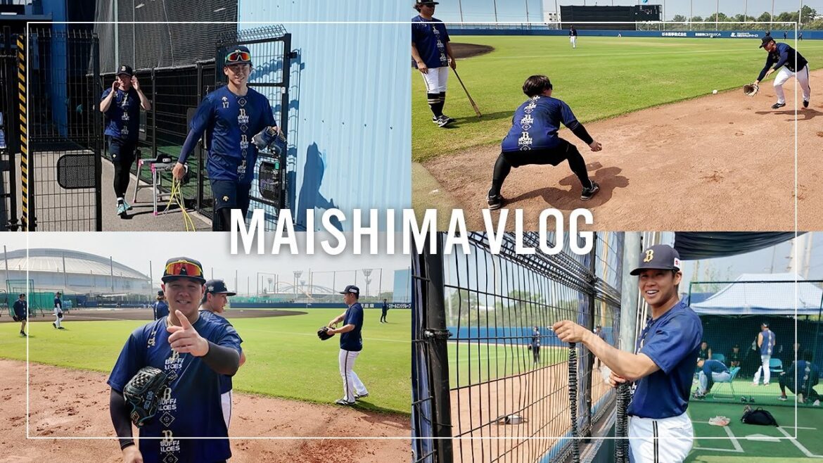 【VLOG①】選手のみんなとあいさつ🌻｜グラウンドで練習に参加した気分✨