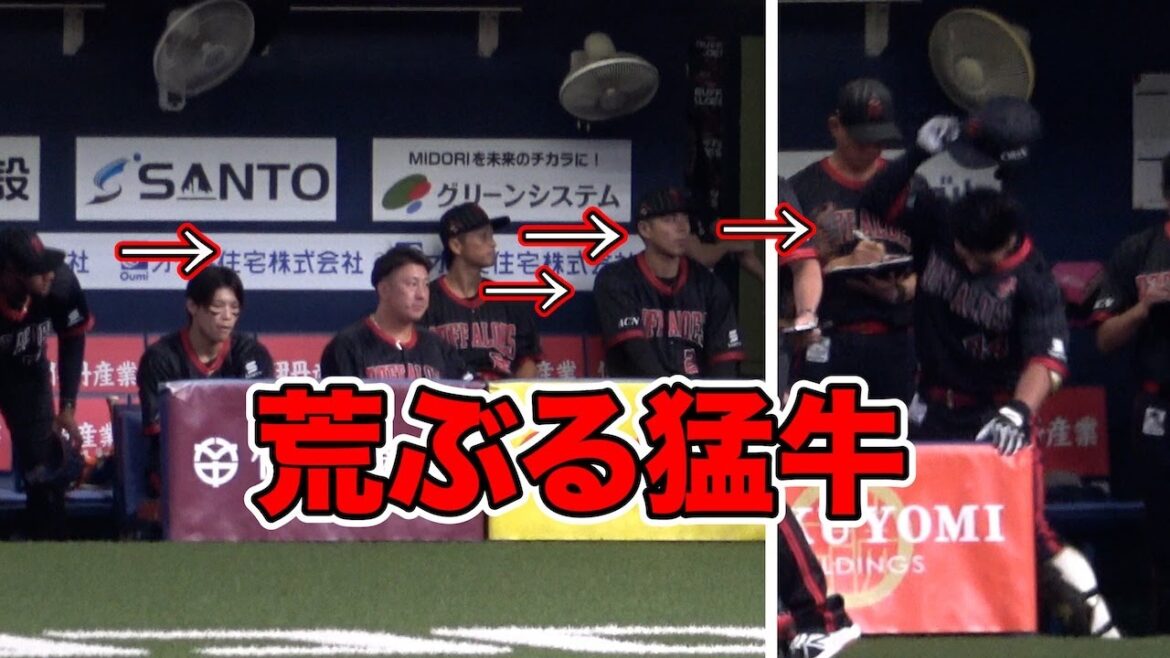 得点圏で一打出ず…悔しさ爆発させる頓宮裕真