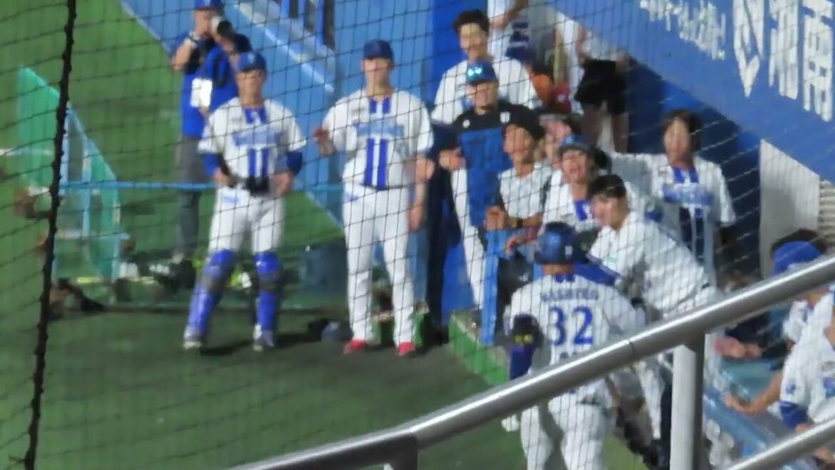 2025/8/7　【ホームラン】　横浜DeNAベイスターズ 益子京右　BCL神奈川戦　【神奈川県野球交流戦】