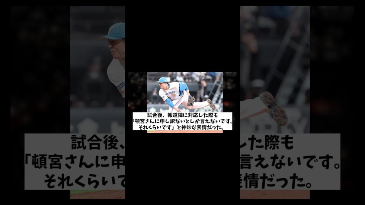 日本ハム・田中正義　1点差守り切るセーブ成功も謝罪連発！？【野球情報】【2ch 5ch】【なんJ なんG反応】