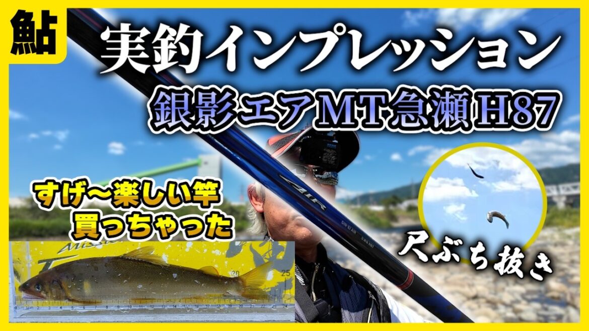 鮎釣り 最高に楽しい竿買っちゃったかも!新しく購入した鮎竿を早速使ってみた! 鮎釣り 最高に楽しい竿買っちゃったかも!新しく購入した鮎竿を早速使ってみた!