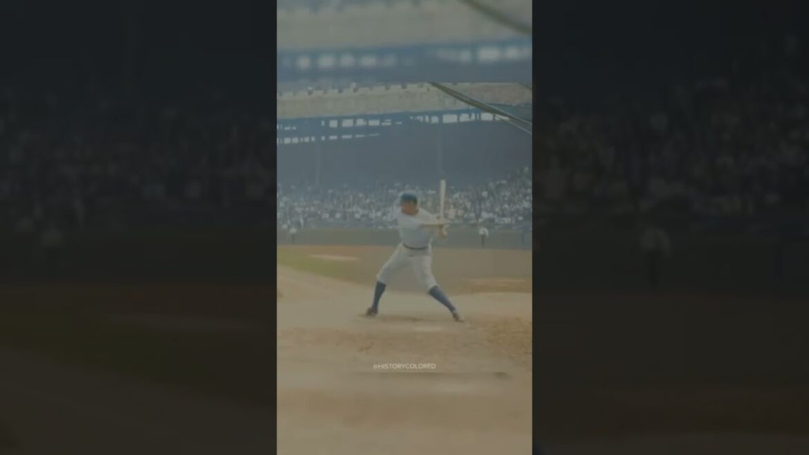 Babe Ruth hits a home run in 1920 - Restored Footage