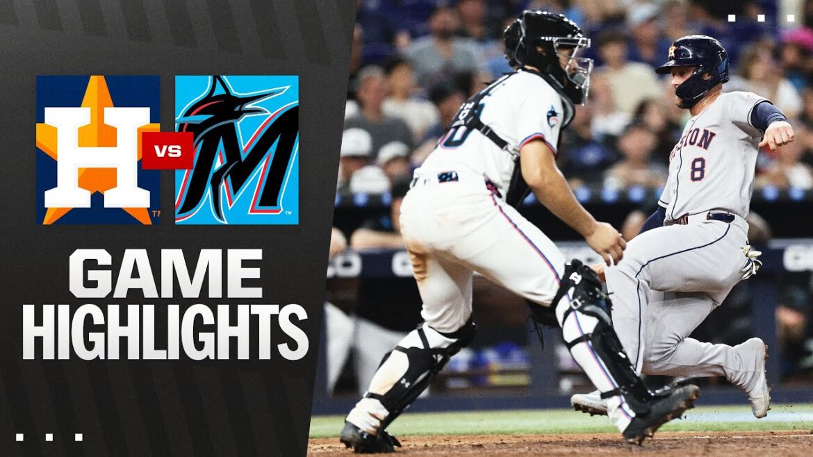 Astros vs. Marlins Game Highlights (8/6/25) | MLB Highlights