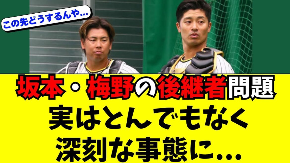 【阪神】梅野・坂本の後継者問題がかなり深刻な事態に・・・