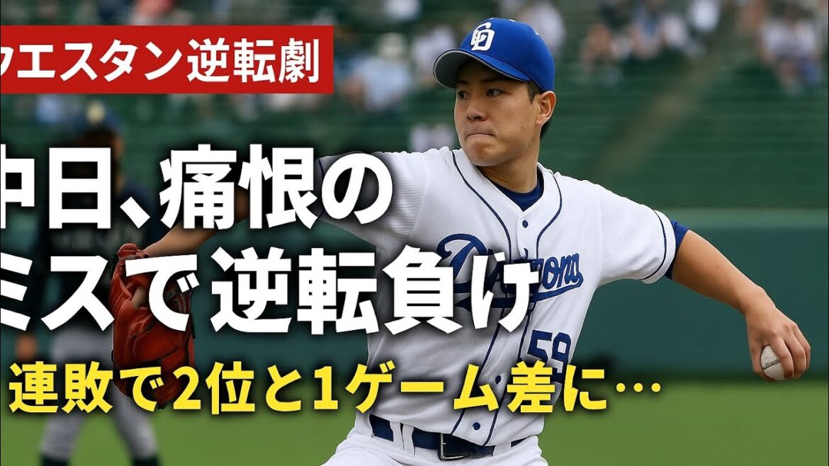 【2軍】中日 オリックスに逆転負け…ウォルターズが9回 1死しか取れず4失点 勝野が8回 辻本の失策から同点許す 駿太が先制打も 【2軍】中日 オリックスに逆転負け...ウォルターズが9回 1死しか取れず4失点 勝野が8回 辻本の失策から同点許す 駿太が先制打も