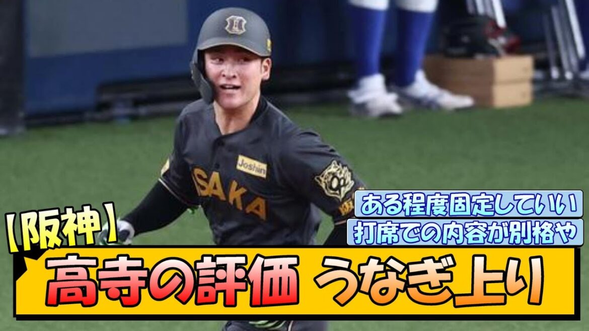 【阪神】高寺の評価がうなぎ上りな件！