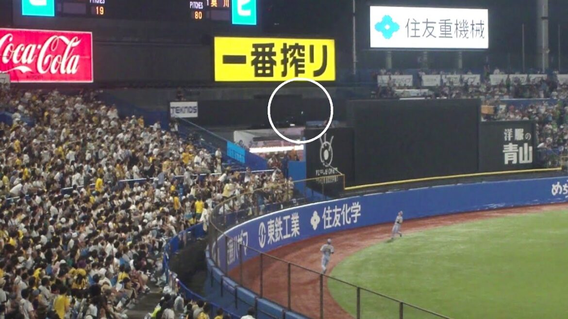 ヤクルト 村上宗隆 2ランホームラン 第3号　ヤクルト vs 阪神　2025年8月3日(日)　神宮球場