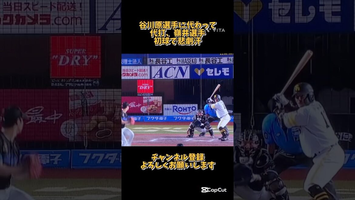 代打嶺井選手に、この後数秒後に悲劇が…#福岡ソフトバンクホークス #ソフトバンクホークス #ソフトバンク #ホークス #千葉ロッテマリーンズ #千葉ロッテ #ロッテ #マリーンズ #代打 #プロ野球