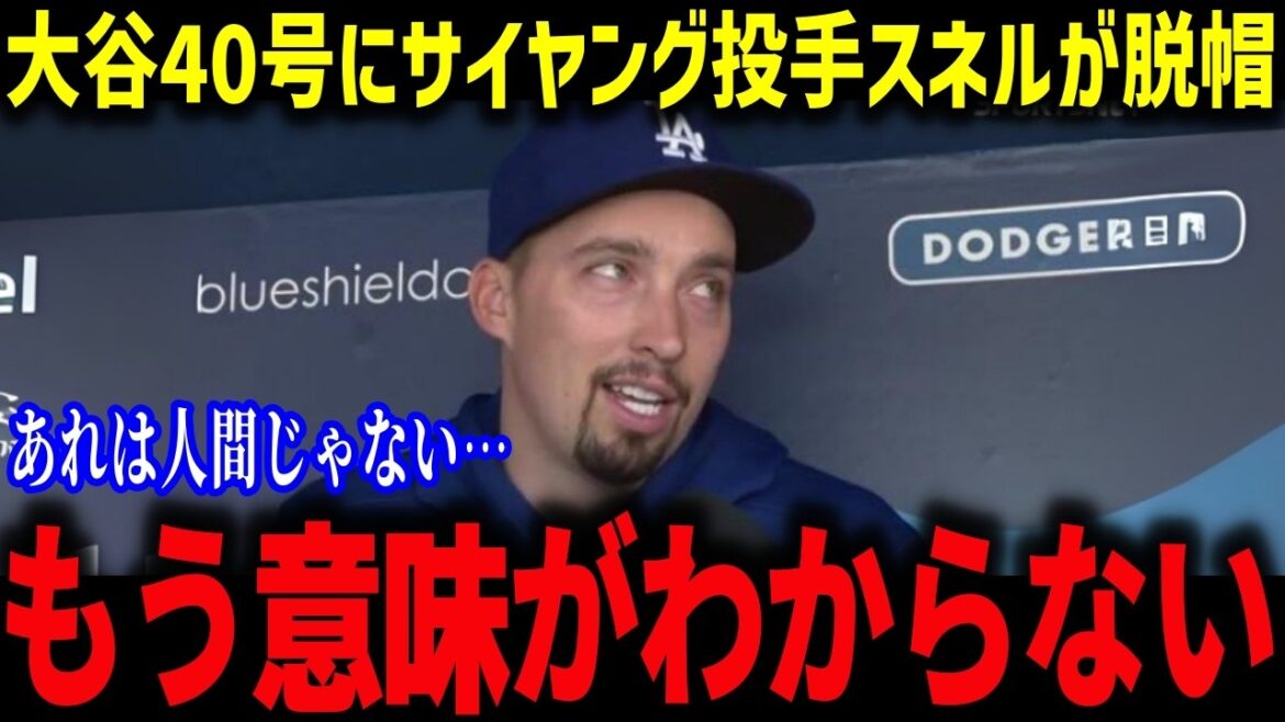大谷40号に本塁打王ローリーが本音「本気出しすぎで草」サイヤング候補ウィーラーも大谷の投球に警告で全米が騒然!?【海外の反応/MLB/メジャー/野球】