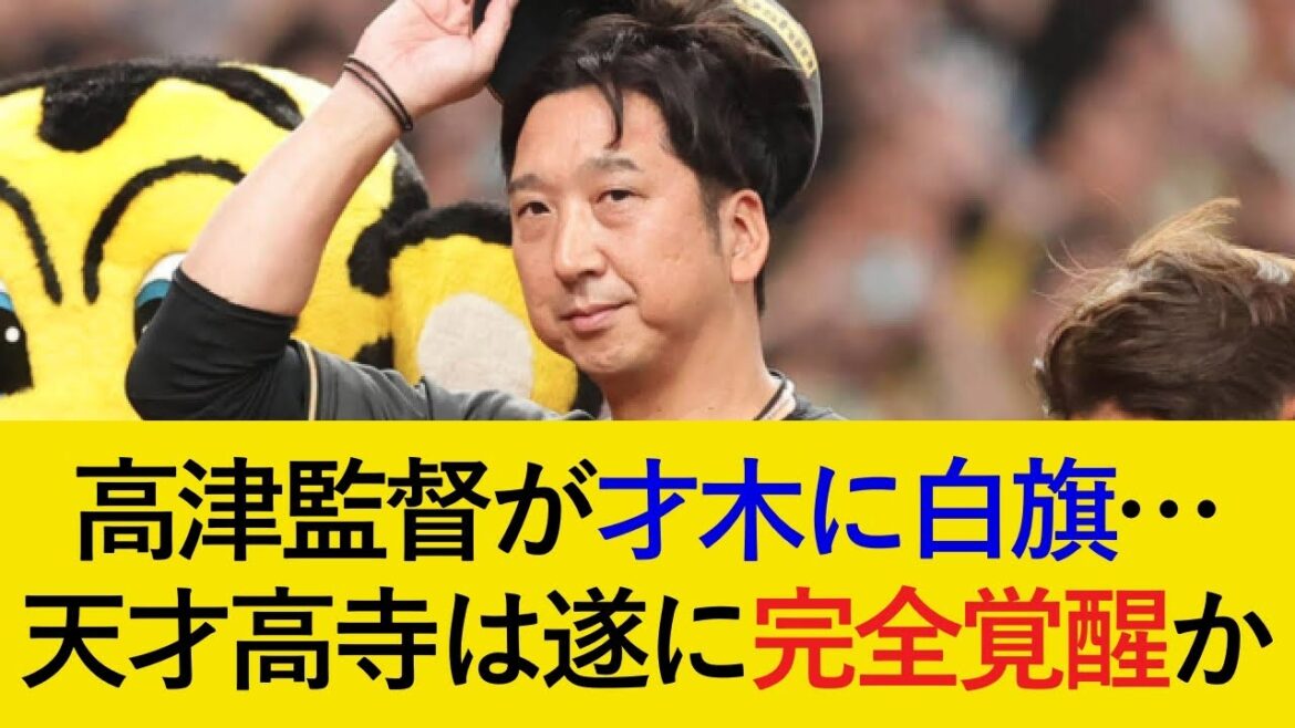 村上から3つの三振を奪った才木に高津監督が脱帽…。3試合連続複数安打の高寺は遂に完全覚醒か【阪神タイガース】 村上から3つの三振を奪った才木に高津監督が脱帽...。3試合連続複数安打の高寺は遂に完全覚醒か【阪神タイガース】