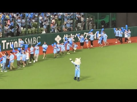 【ユニ配布デー】ほぼ全員サマーブルーユニフォームの『吠えろライオンズ』【西武9-4楽天】2025/8/9ラッキー7 ライオンズフェスティバルズ2025 【ユニ配布デー】ほぼ全員サマーブルーユニフォームの『吠えろライオンズ』【西武9-4楽天】2025/8/9ラッキー7 ライオンズフェスティバルズ2025