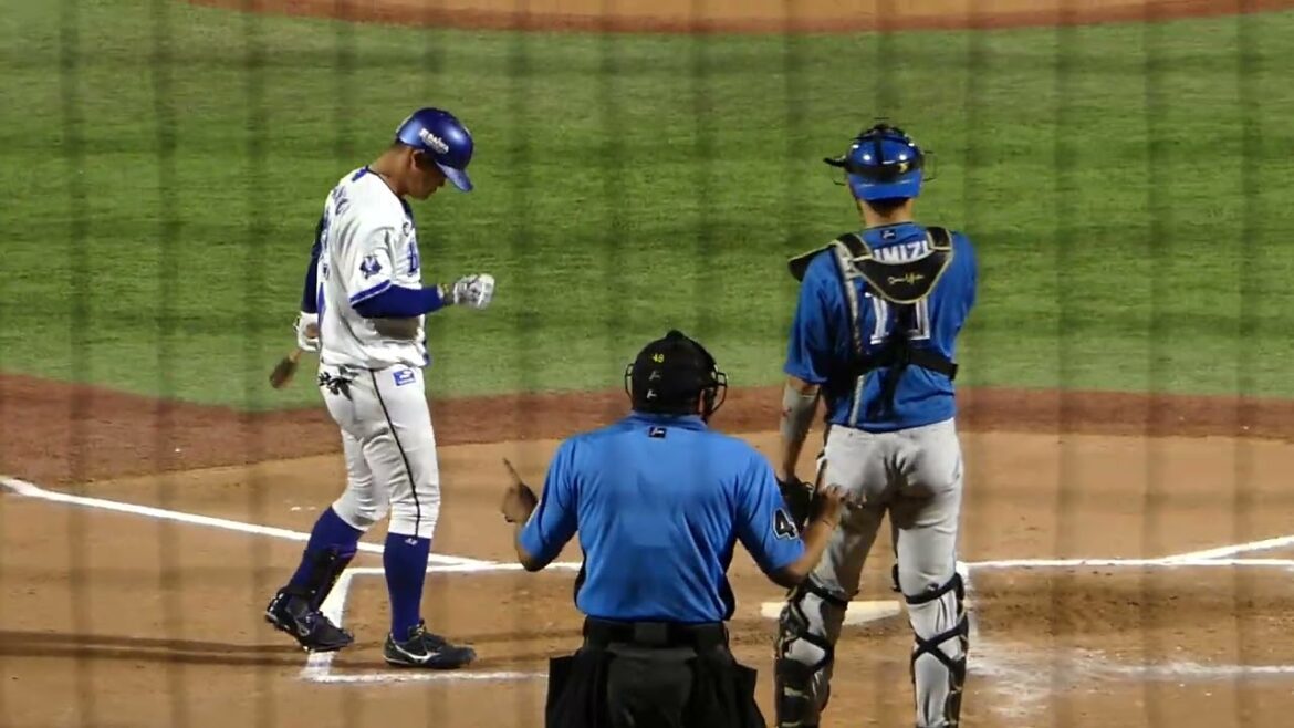 2025年8月11日 イースタンリーグ 北海道日本ハム戦・益子 京右 選手の打席入り（ボールデッド中）