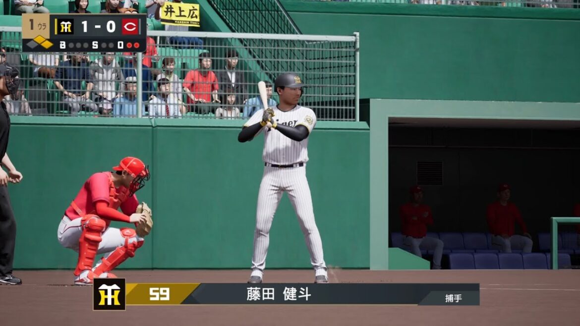 【プロスピ2025フィールドプレイ/NPB25FieldPlay】阪神 59 藤田健斗選手 TIGERS Kento Fujita 【プロスピ2025フィールドプレイ/NPB25FieldPlay】阪神 59 藤田健斗選手 TIGERS Kento Fujita