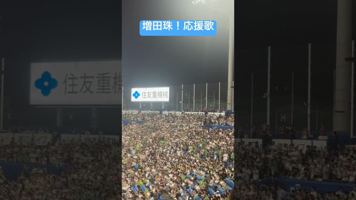 増田珠選手の応援歌！ヤクルトスワローズ