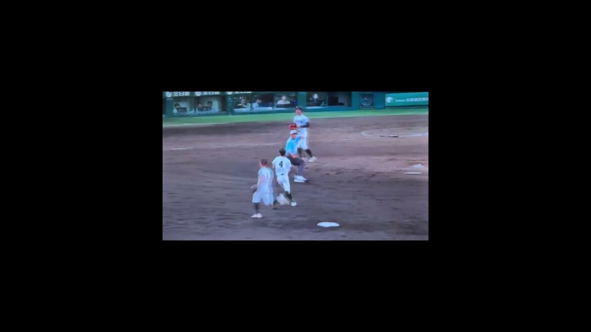 高校野球　緊迫のプレー　タイブレーク　津田学園VS叡明　#野球