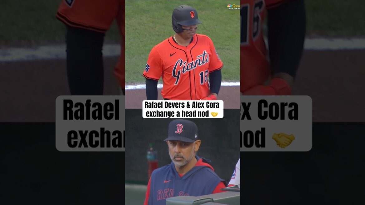 Rafael Devers first AB vs. the Red Sox 👀