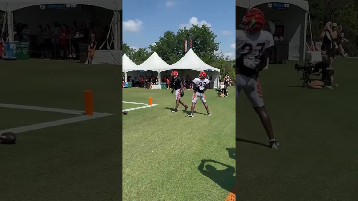 Jordan Battle breaks up red zone pass for Ja’Marr Chase in end zone, then taunts him