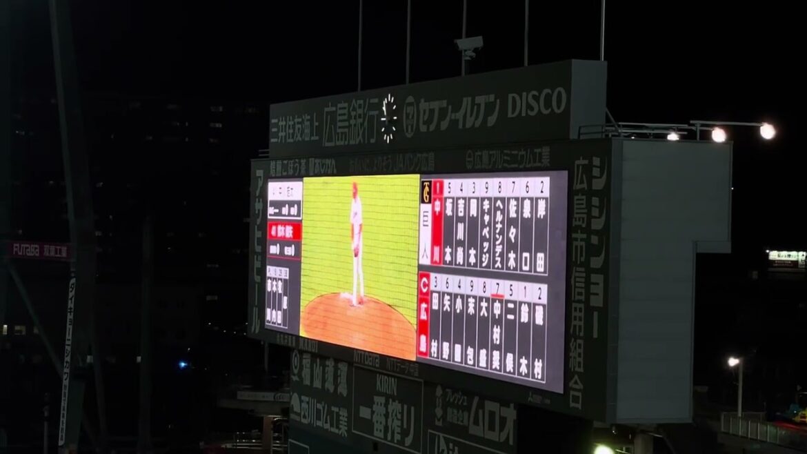 2025.04.11 カープ 鈴木健矢 登場曲 君という名の翼 / コブクロ