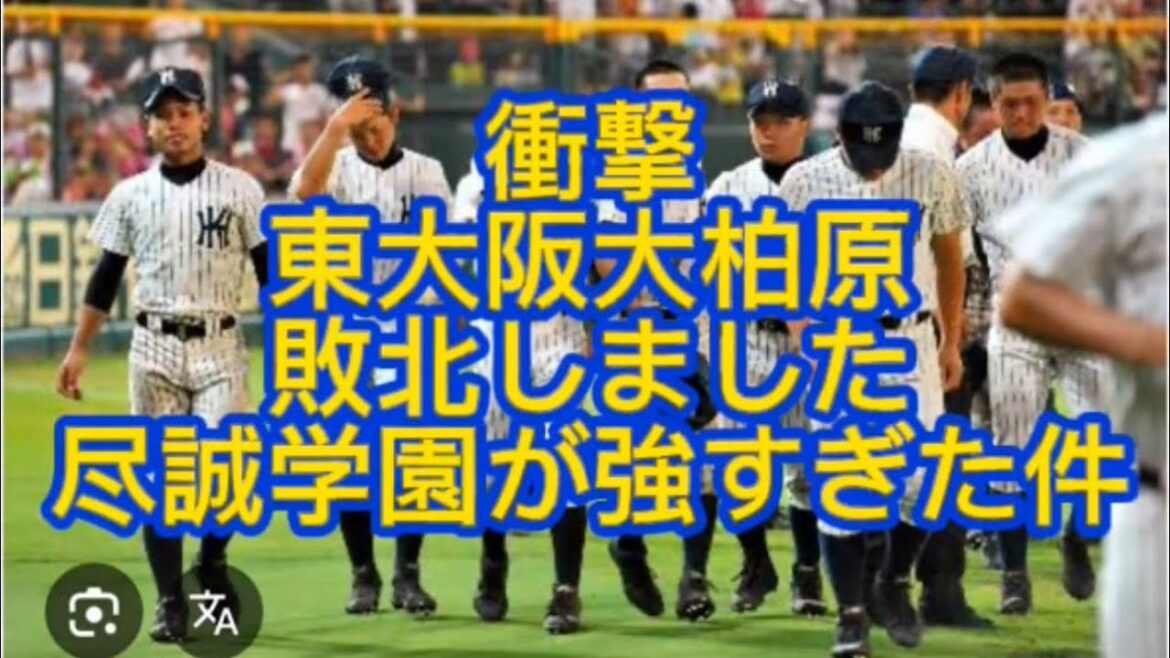 【高校野球】【甲子園】東大阪大柏原敗北しました尽誠学園が強すぎた件#高校野球 #甲子園 【高校野球】【甲子園】東大阪大柏原敗北しました尽誠学園が強すぎた件#高校野球 #甲子園