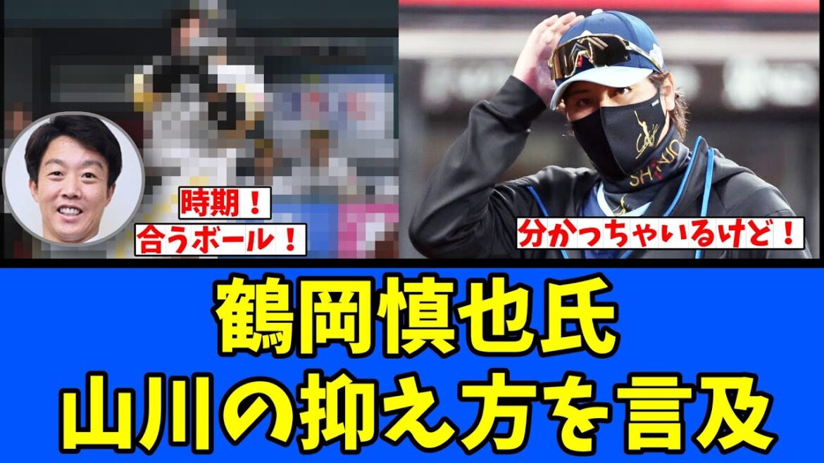 【日ハム】鶴岡慎也氏　山川の抑え方を言及！
