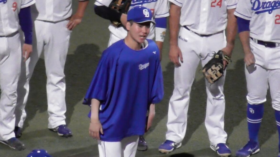 初勝利の金丸夢斗　笑顔で勝利の一丁締め　中日ドラゴンズVS阪神タイガース　2025/08/07