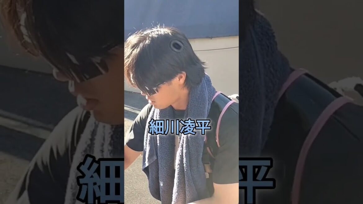 【FIGHTERS】 #細川凌平 選手のファンサービス #shorts #日本ハム #ファイターズ #プロ野球