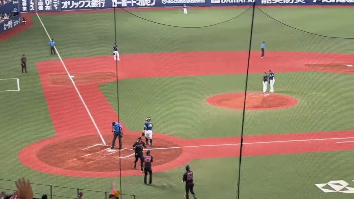 2025.7.29 オリックス　杉本裕太郎ホームラン　京セラドーム