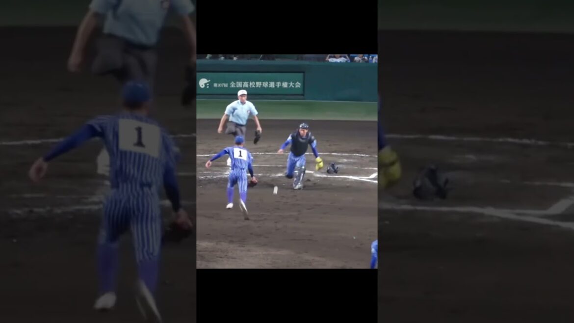 佐賀北　タイブレークでサヨナラスクイズ！  #高校野球 #甲子園 #佐賀北 #サヨナラ #スクイズ