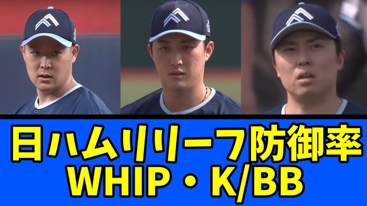 【優】日ハムリーリフピッチャー防御率! 【優】日ハムリーリフピッチャー防御率!