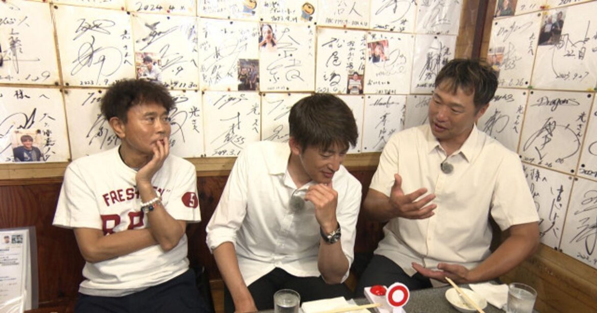 ORICON NEWS:浜田雅功、元阪神タイガース・関本賢太郎&能見篤史と3ショット 歴代の虎戦士のサイン並ぶ焼肉店で | 毎日新聞 ORICON NEWS:浜田雅功、元阪神タイガース・関本賢太郎&能見篤史と3ショット 歴代の虎戦士のサイン並ぶ焼肉店で | 毎日新聞