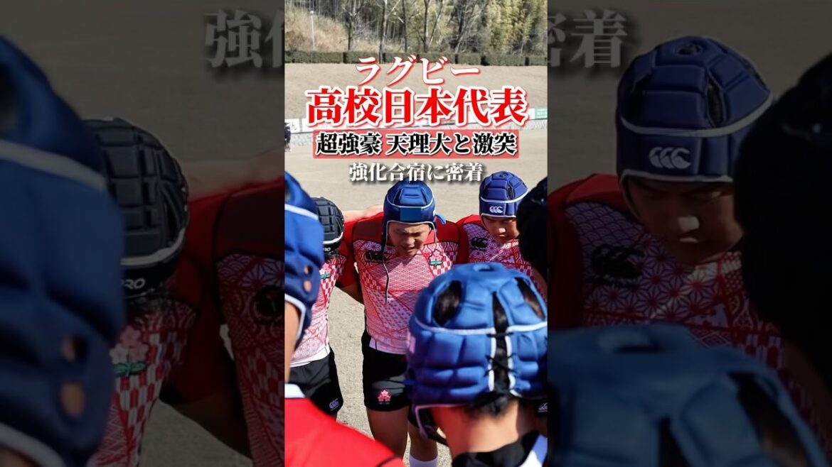 ラグビー高校日本代表と天理大学の合同練習🏉 #ラグビー #高校ラグビー #大学ラグビー