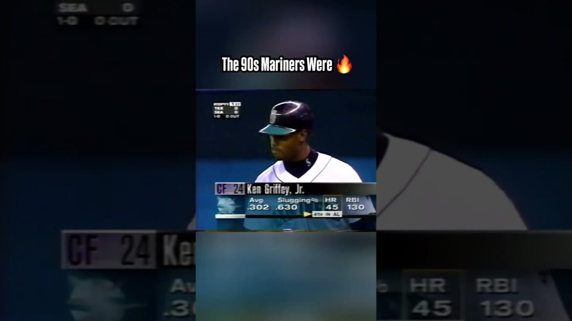 The 90s Seattle Mariners Were 🔥🔥🔥#seattlemariners #arod #mlb #mvp