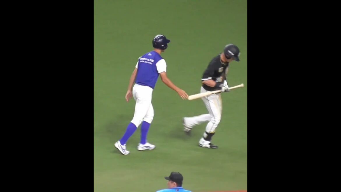 髙部 瑛斗　見事送りバントを決めてチャンス拡大　#千葉ロッテマリーンズ