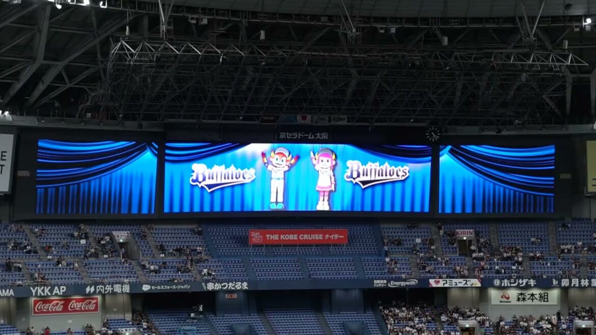 2025 8-13 オリックス・バファローズvs東北楽天ゴールデンイーグルス スタメン発表 in京セラドーム大阪