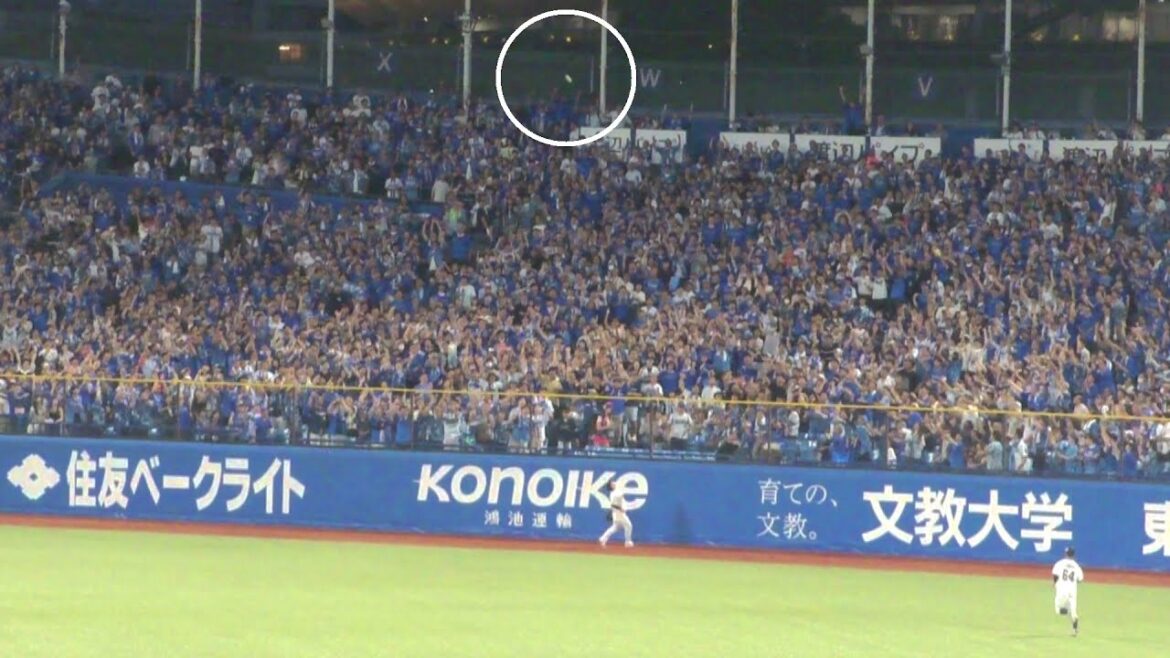 DeNA 蝦名達夫 逆転2ランホームラン 第4号　ヤクルト vs DeNA　2025年8月13日(水)　神宮球場
