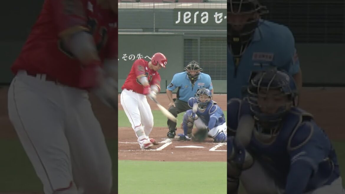 【坂倉タイムリー🔥】中日・松葉から坂倉将吾が意地のタイムリー！【球団認定】カープ全力応援チャンネル