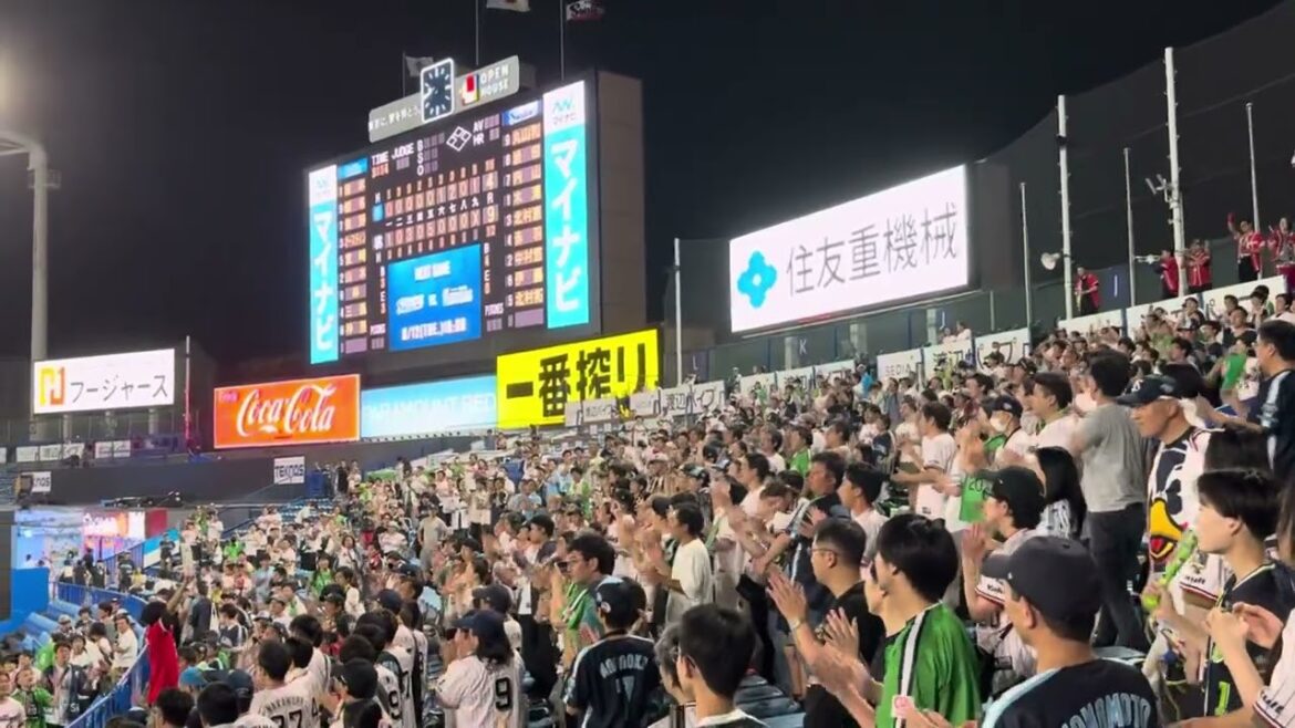 二次会 増田珠 応援歌 松井淳流用 東京ヤクルトスワローズ 20250811