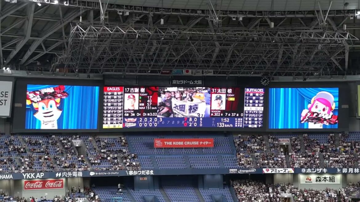 2025 8-13 オリックス・バファローズ 太田椋 登場曲 Dance The Night Away(TWICE) in京セラドーム大阪