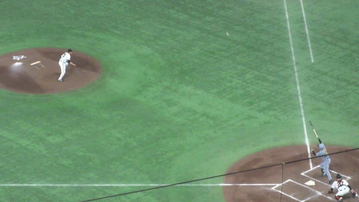 阪神 髙寺望夢 先制2点タイムリーヒット　巨人 vs 阪神　2025年8月17日(日)　東京ドーム