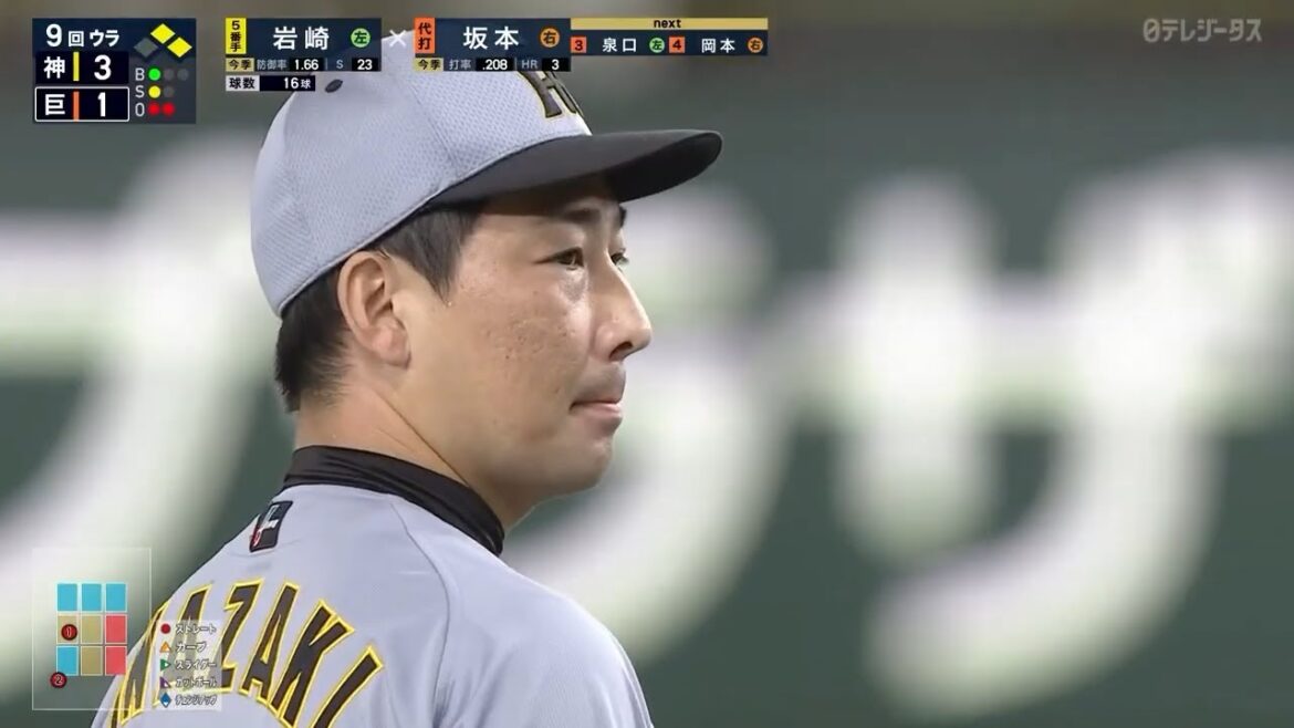 【阪神継投】ドリス➡及川雅貴➡石井大智➡岩崎優【石井40試合連続無失点】