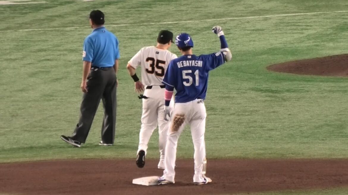 -2025.08.13-【NPB】５回表 上林誠知 1点差に詰め寄る追撃のタイムリーツーベース!! 中日ドラゴンズ（vs読売）