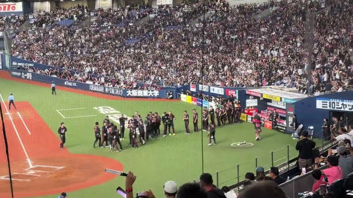2025.8.17 オリックス　廣岡大志選手　サヨナラホームラン！　京セラドーム大阪